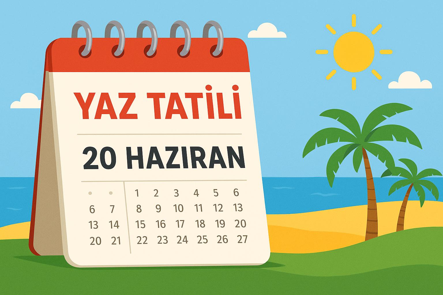 yaz tatili 2025, okullar ne zaman kapanacak