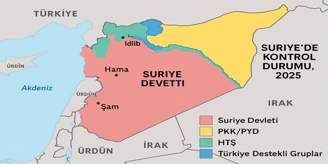 suriye güncel harita 2025
