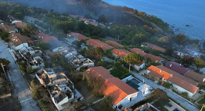 seferihisar izmir yangın